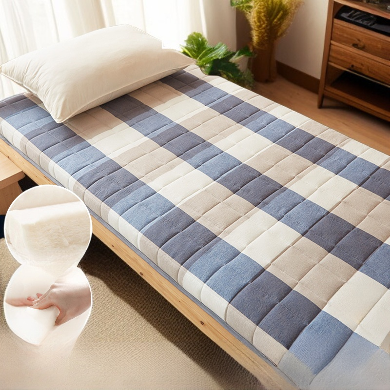 Dormitorio individual colchón de algodón suave funda de colchón tatami cama colchón sabana