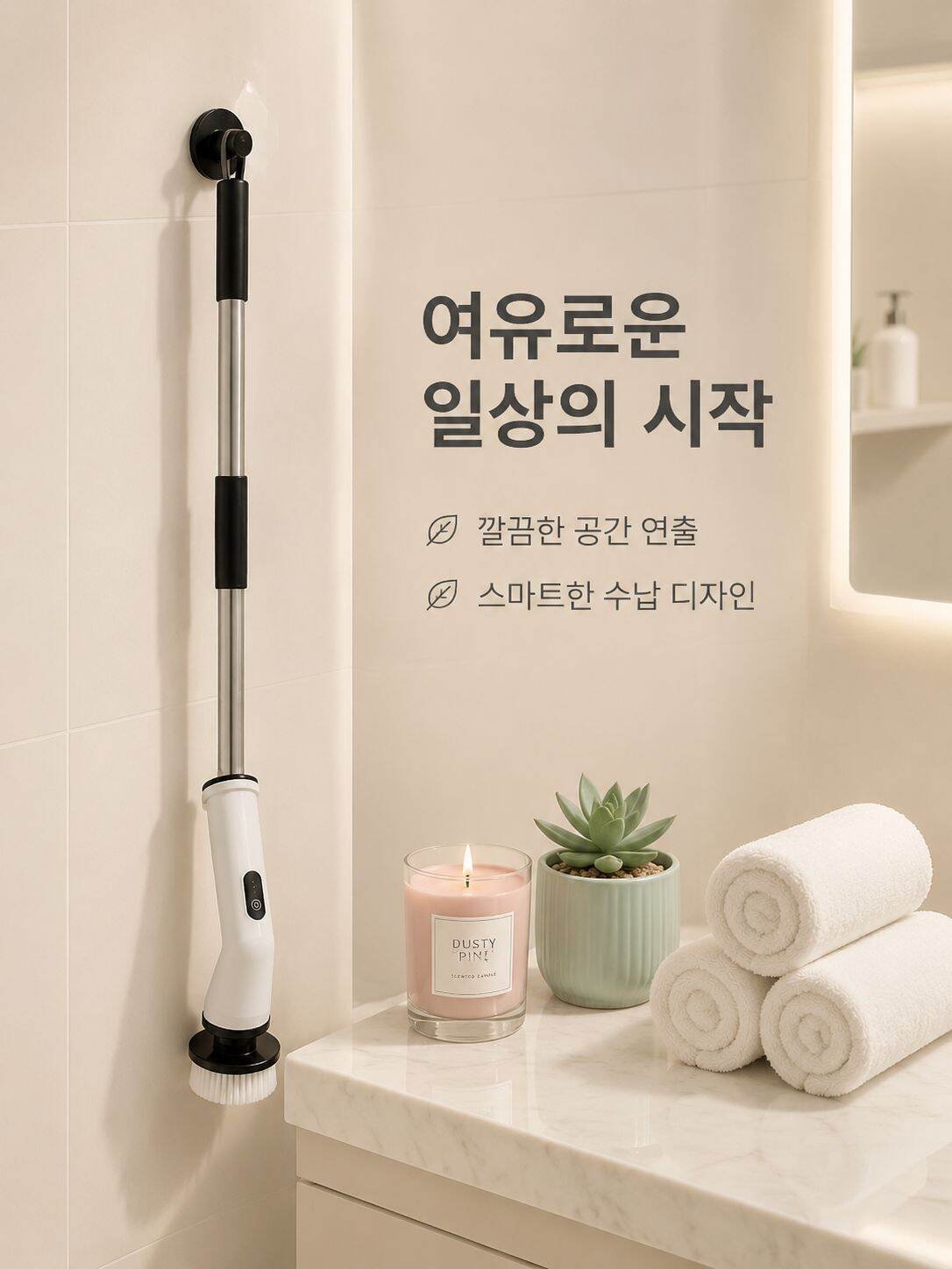 다용도 청소에 적합한 전동브러쉬