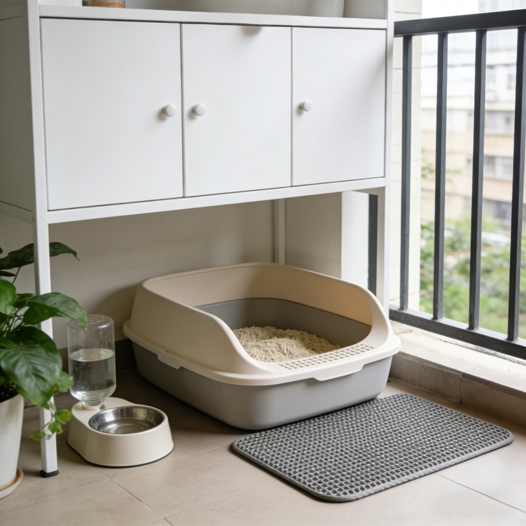 封閉式貓砂盆防臭防濺