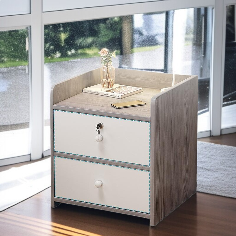 Table de chevet de rangement simple, petite étagère de chevet, armoire de rangement de chevet