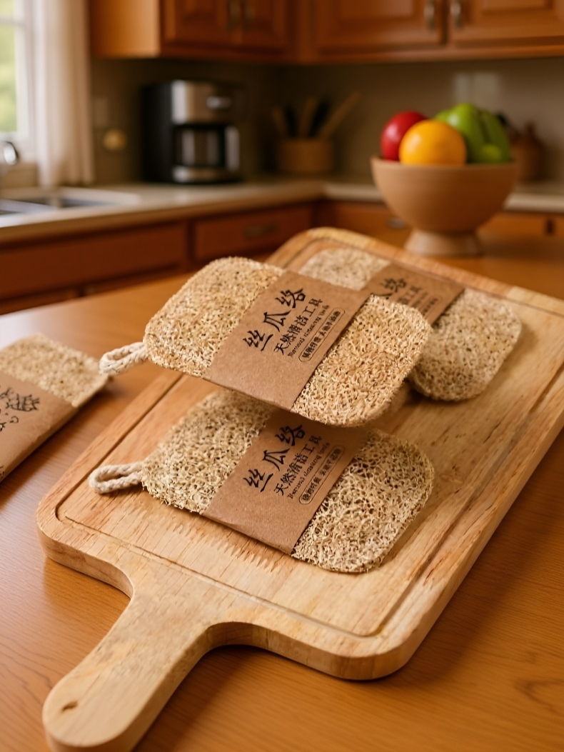 물때와 기름때를 동시에 제거하는 수세미 스펀지