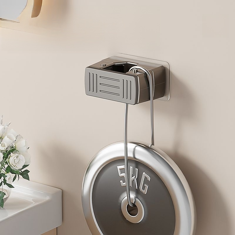 Bathroom Wall-mounted Broom Clip