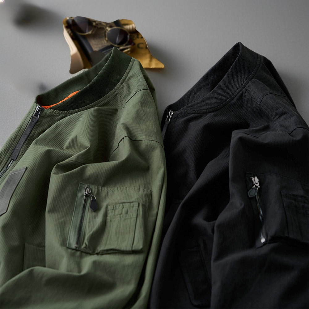 내구성이 뛰어난 작업복 자켓 디테일