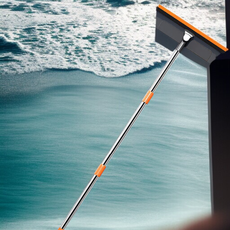 가정용 유리 양면 닦기 다용도 청소 브러시 청소 전용 트리플 기능 공구 와이퍼 방충망 청소 브러시