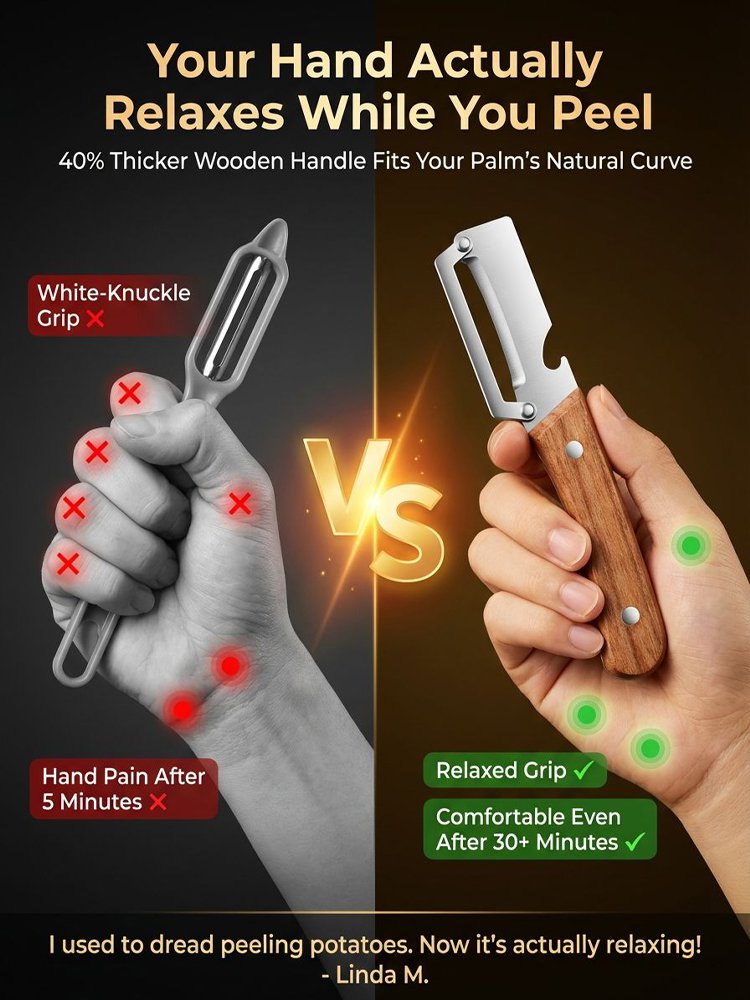Multi-functional stainless steel peeler
