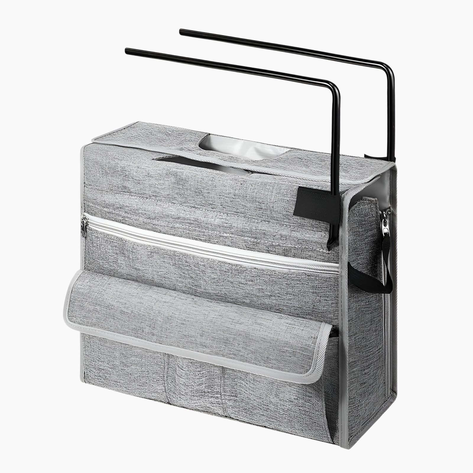 デスクトップ吊り下げ収納バッグ 雑誌・書類収納バッグ オフィスサイド収納バッグ