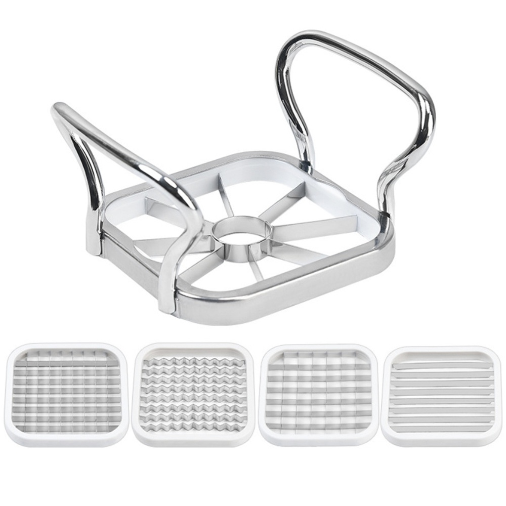 5 in 1 다기능 스테인리스 과일커터 감자/사과/과일 슬라이서