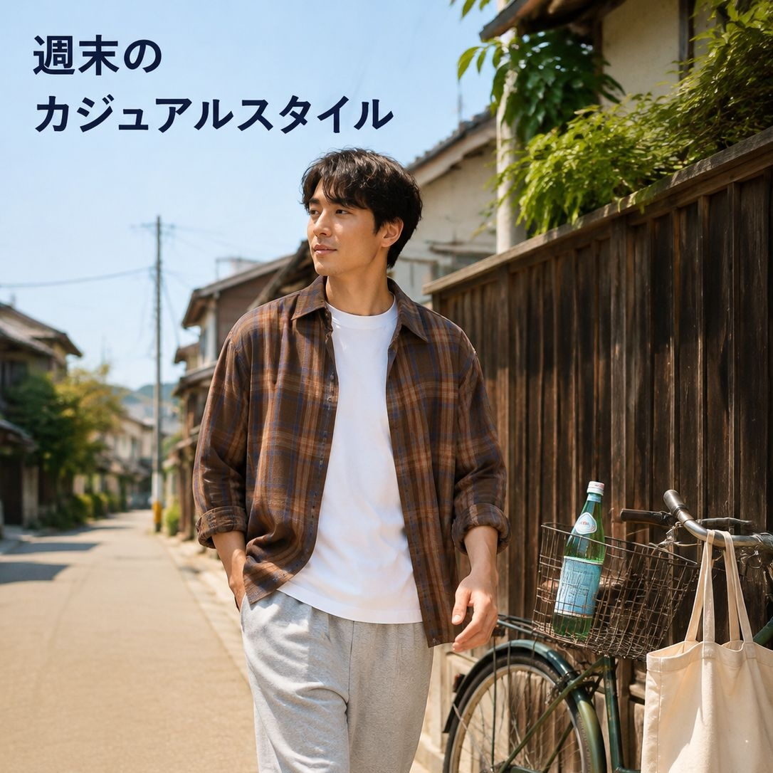 レトロで合わせやすいカジュアルシャツ