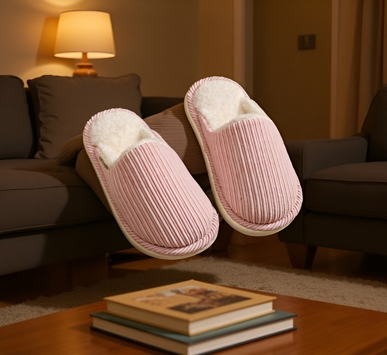 ふわふわクッションのルームシューズレディース