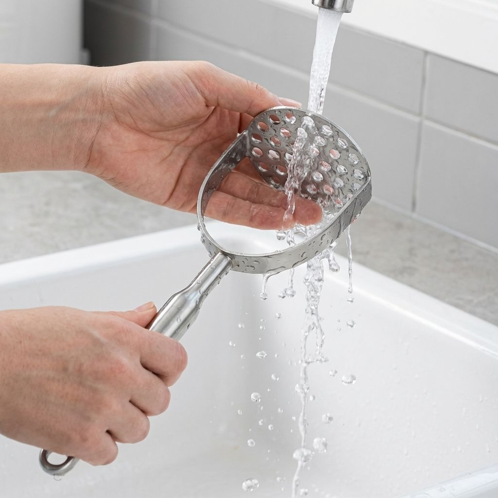 Kartoffelstampfer aus Edelstahl