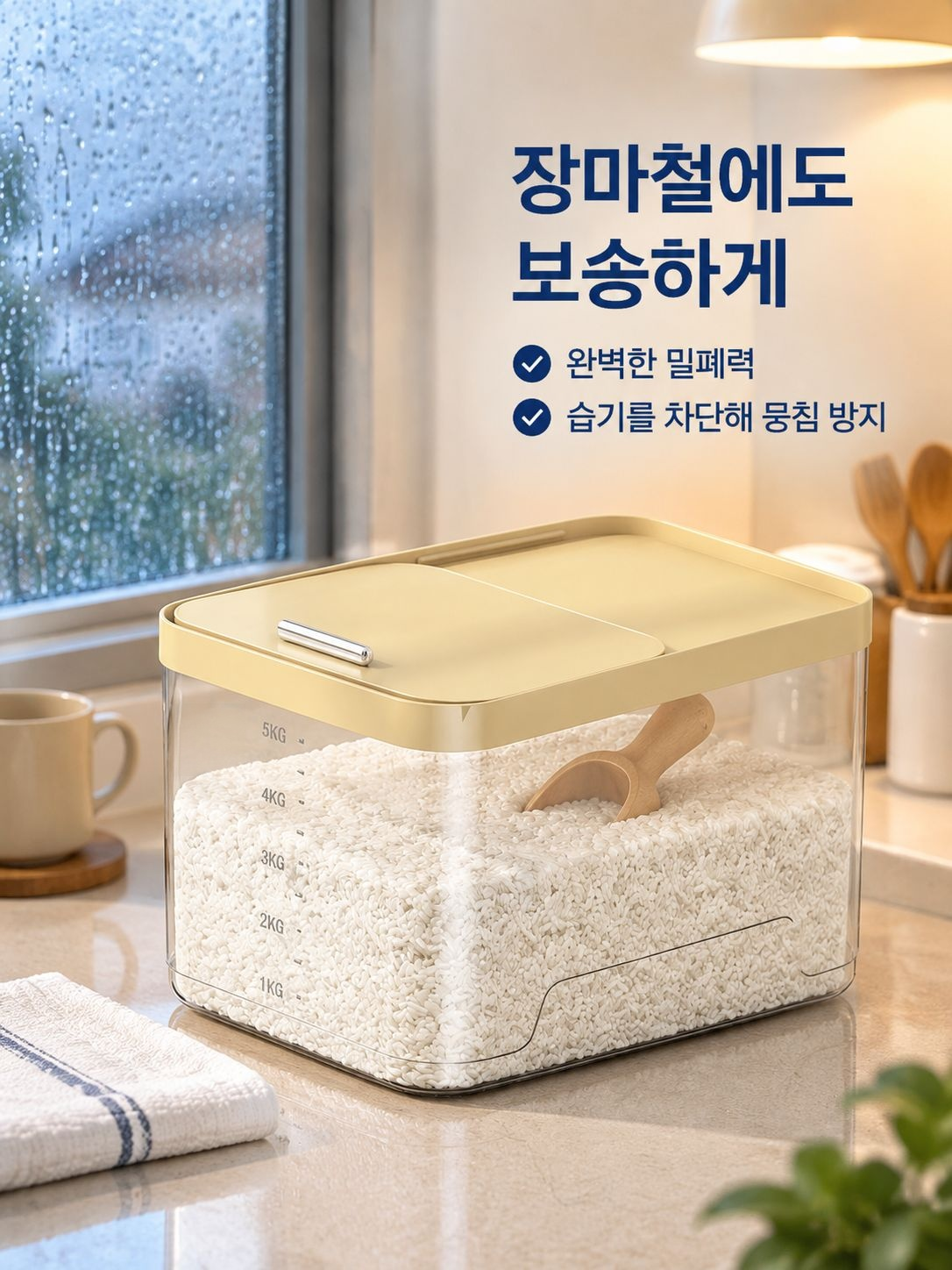 환경 친화적인 소재로 만든 밀가루 용기