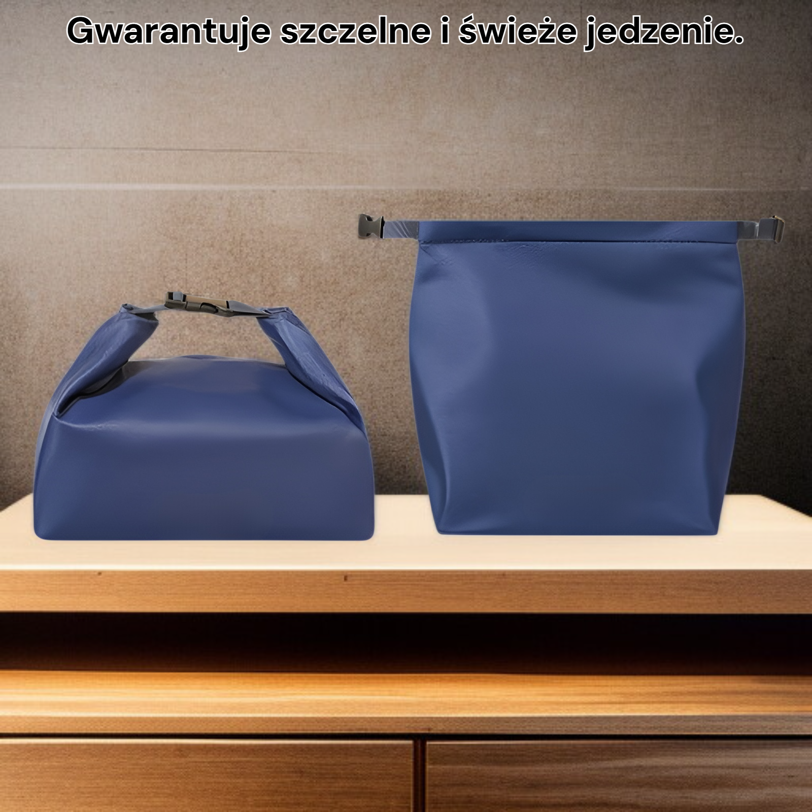 Przenośny pojemnik na lunch z zatrzaskiem