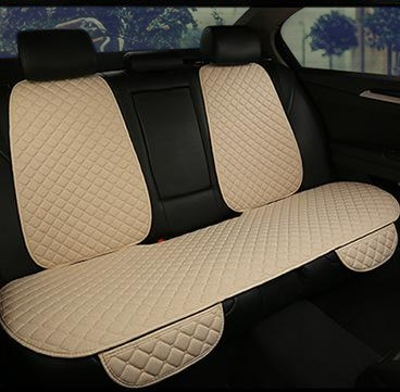 Linen car seat cushion universal car seat cushion car seat cover car seat cushion three piece set se