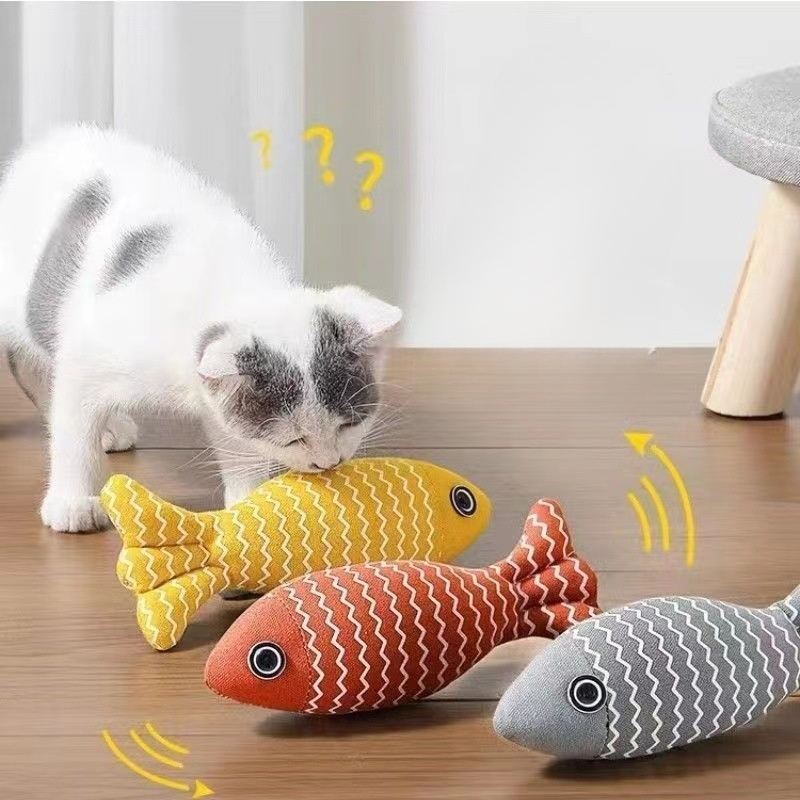 Katzenminze-Fischspielzeug