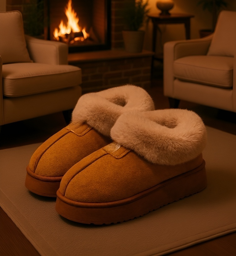 패션 여성 스노우 부츠 겨울 코디