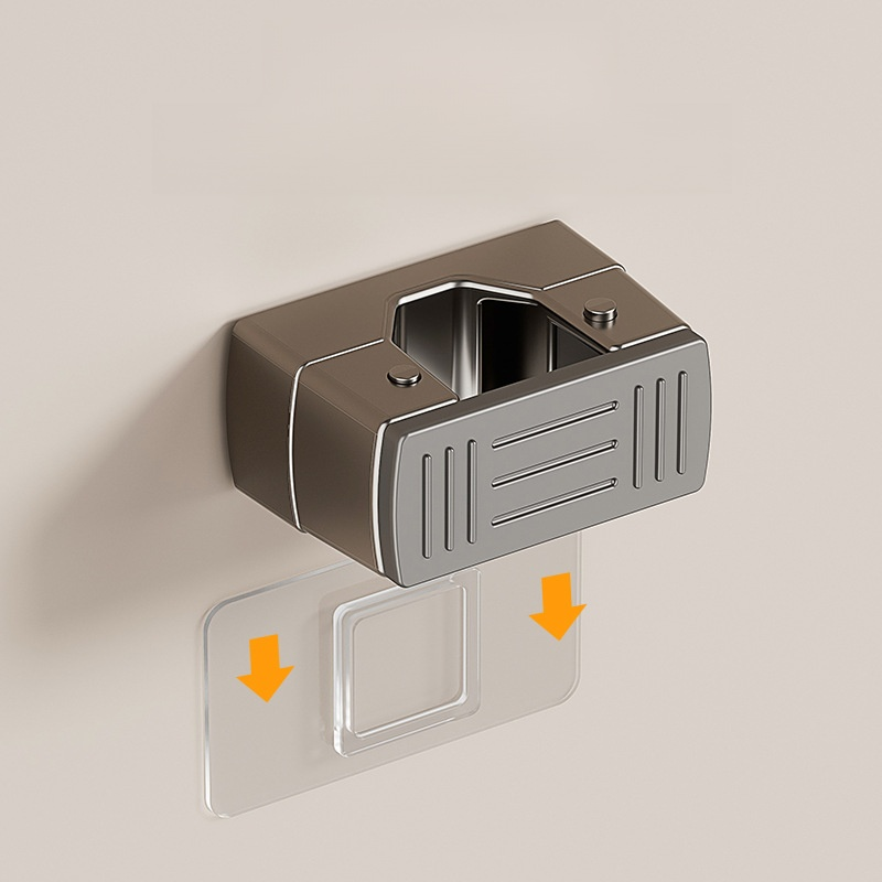 No-Drill Cleaning Tool Holder for Bathroom, Wall Hanging Storage Rack