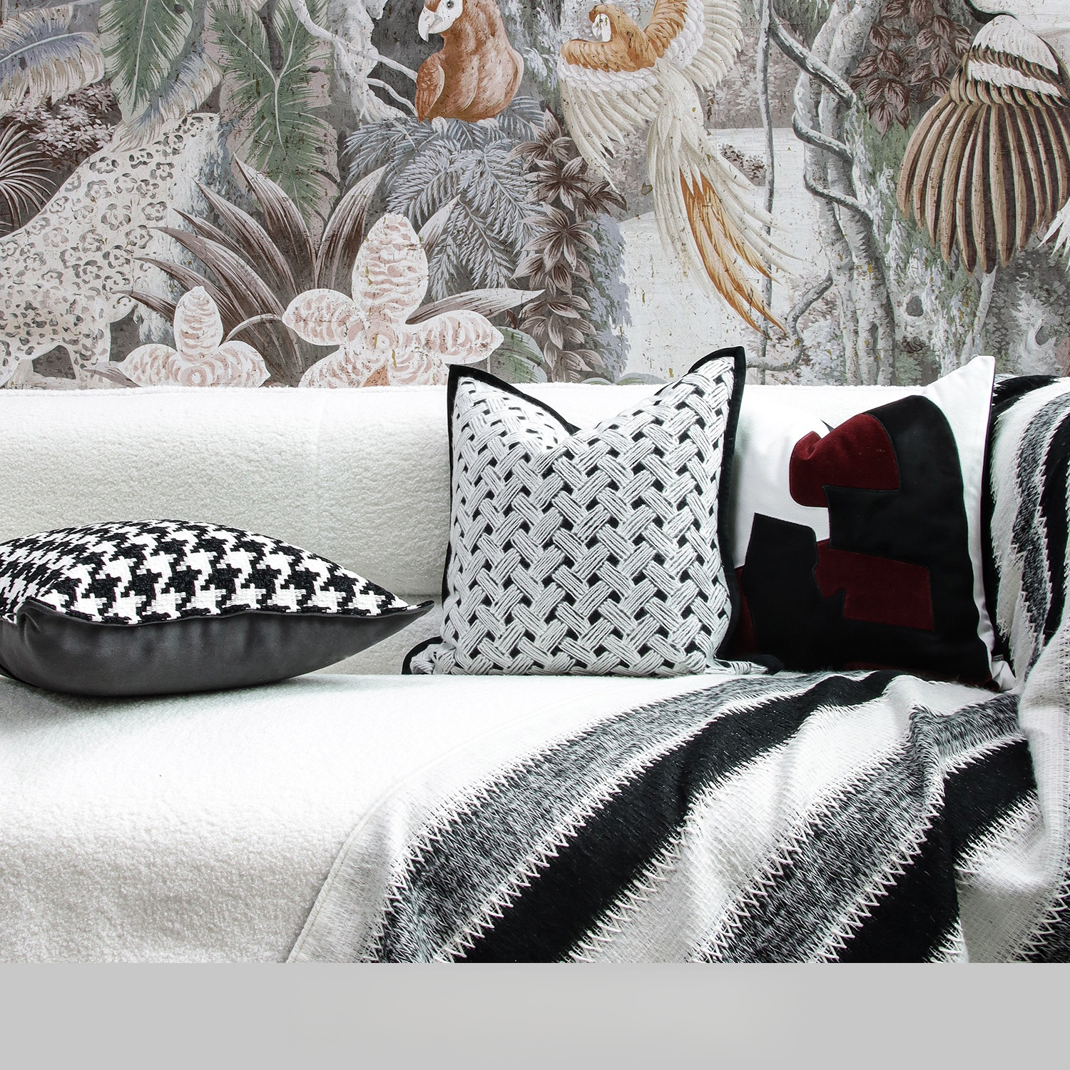 Cojín de lujo estilo nórdico para sofá