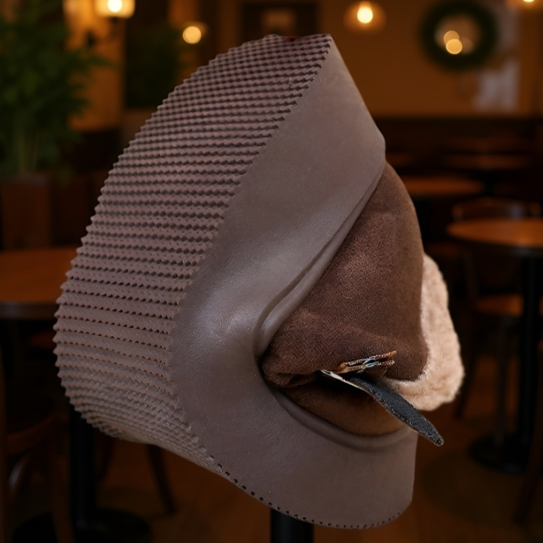 快適な厚底スリッポンスノーブーツ