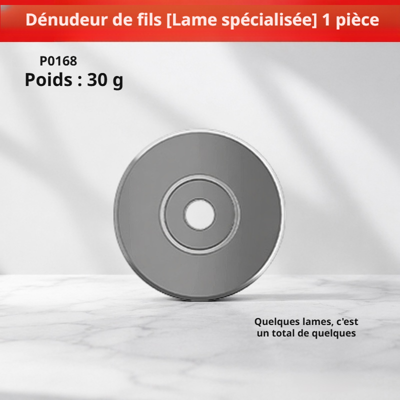 Dénudeur de fils manuel professionnel compatible avec perceuse