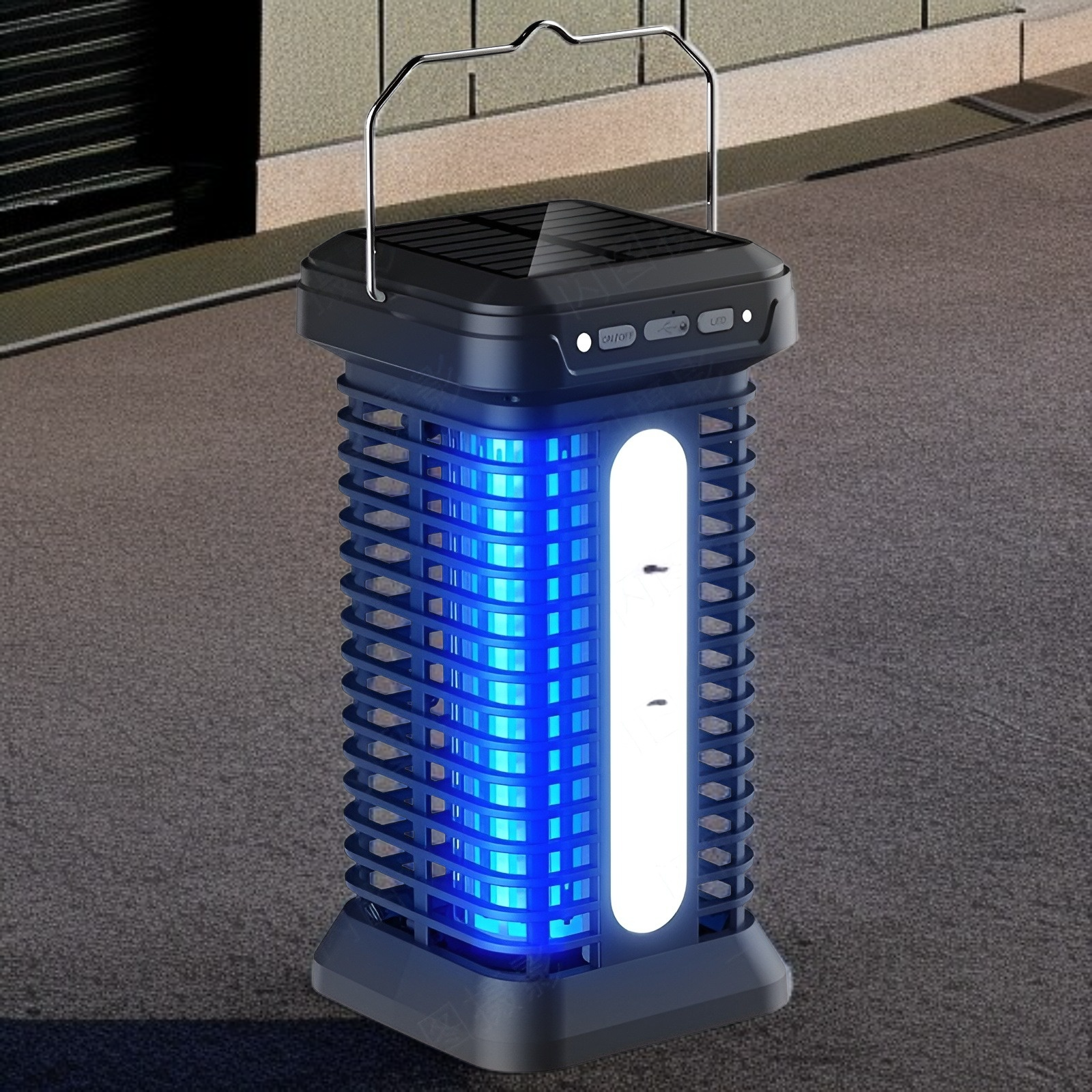 Solar-Powered Outdoor UV Mosquito Killer Lamp