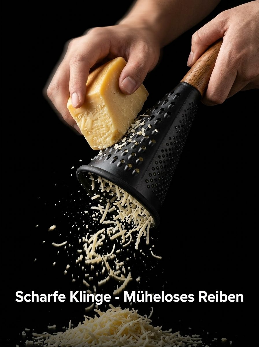 Leicht zu reinigende Küchenreibe