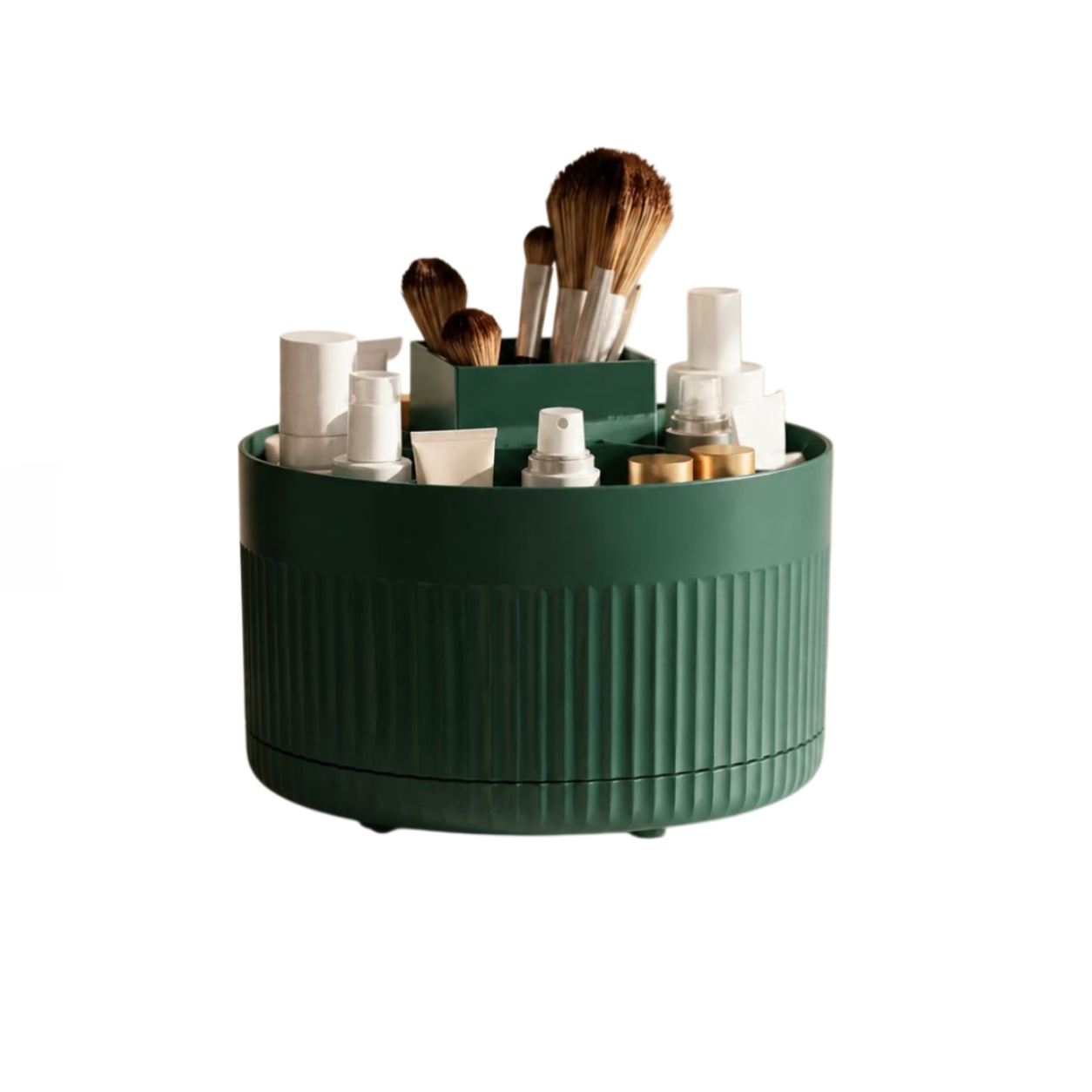 Desktop Rotating Makeup Brush Holder Eye Shadow Pencil Cup
