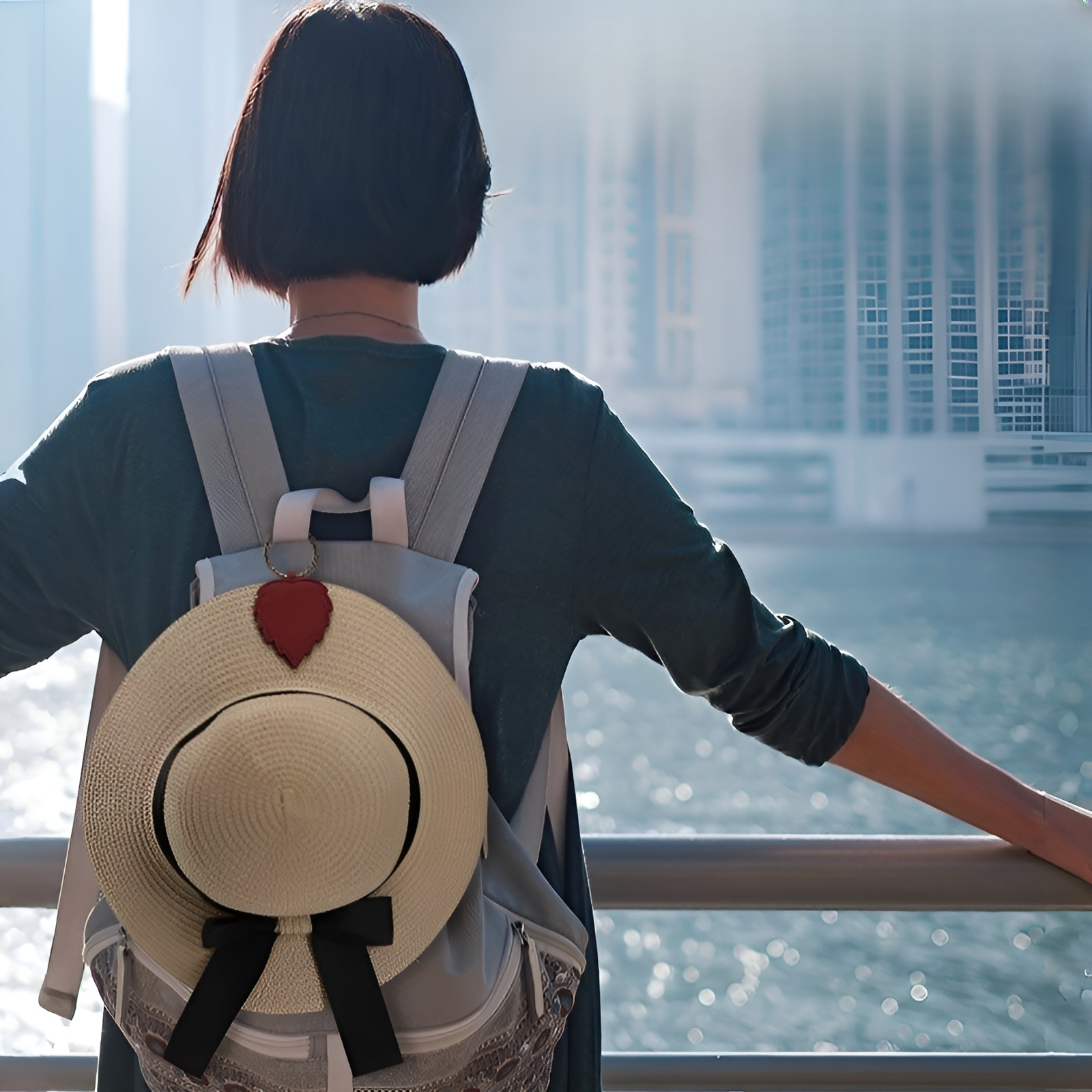 Hiking backpack luggage cap strap elastic buckle