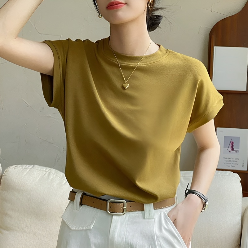 시원한 여름용 루즈핏 티셔츠