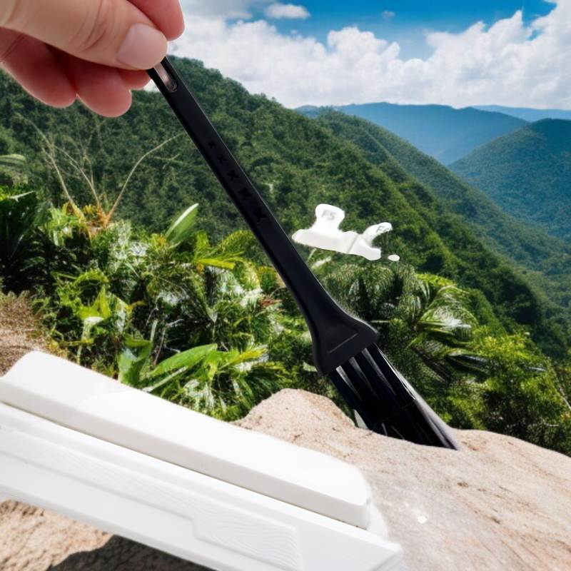 多機能クリーニングブラシセット ニュロンブラシ 圧ニンニク器専用ブラシ 小型家電用スチールボールブラシ