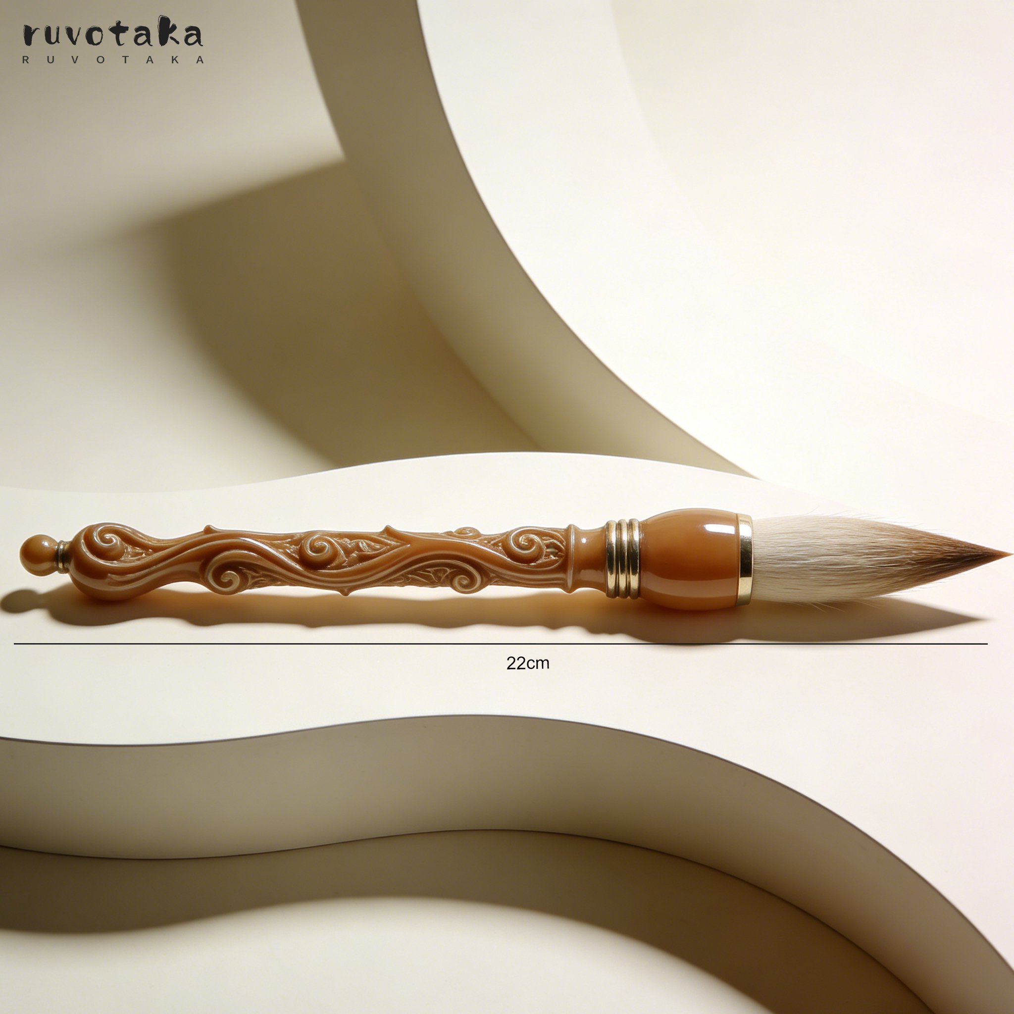 พู่กันจีนสำหรับเขียนหนังสือและวาดภาพ