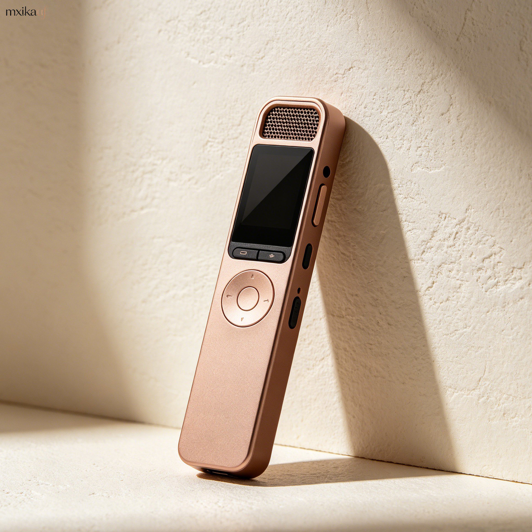 Professional High-Definition Noise-Canceling Voice Recorder front view