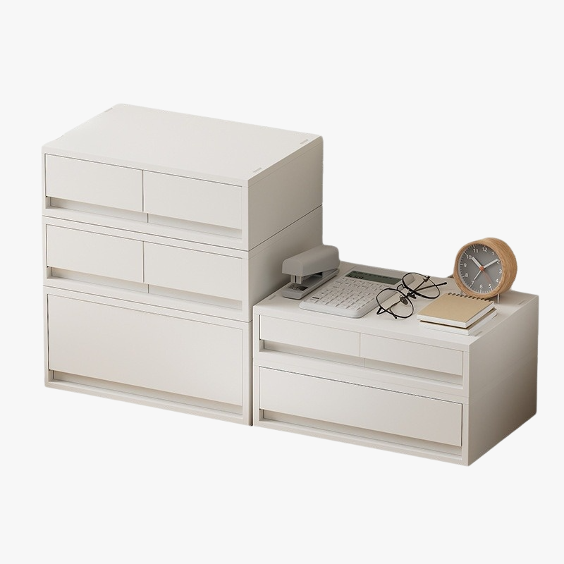 Boîte de rangement en plastique avec tiroirs