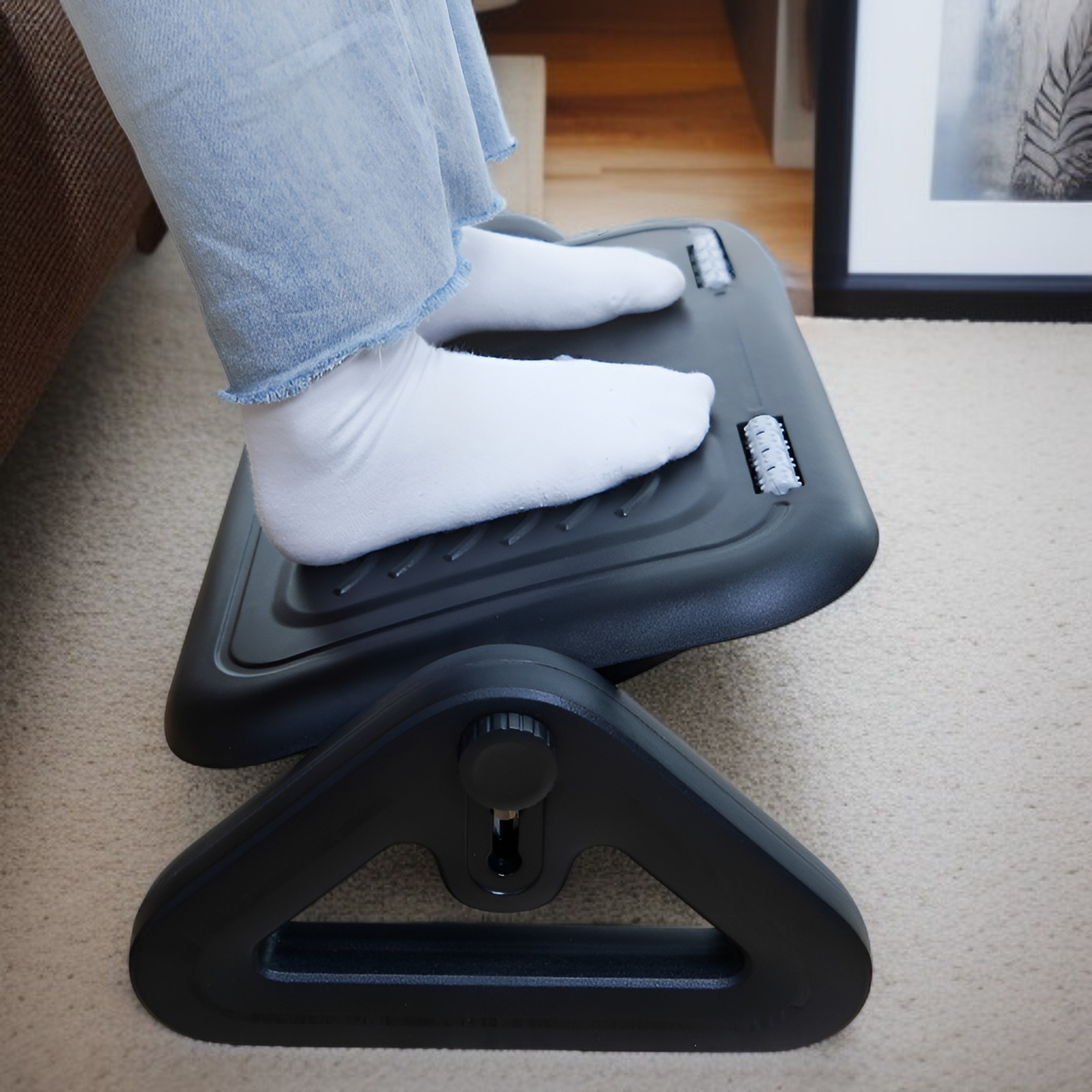 桌下腳踏板踩腳凳