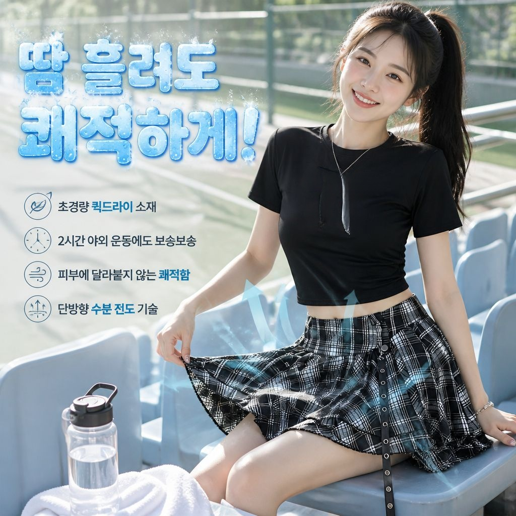 JK 퐁퐁 케이크 스커트 여학생 교복 치마