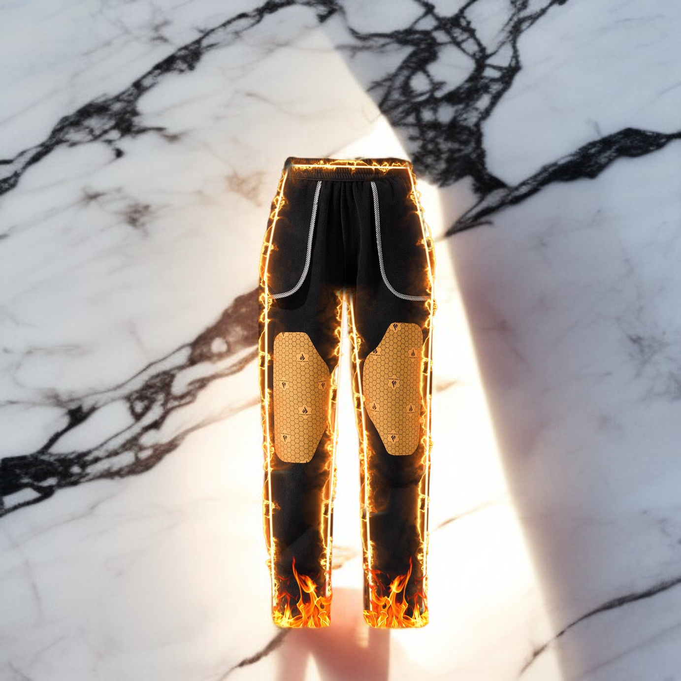 アウトドア用メンズ・レディースのフリース裏地、厚手、防風、防水カジュアルパンツ