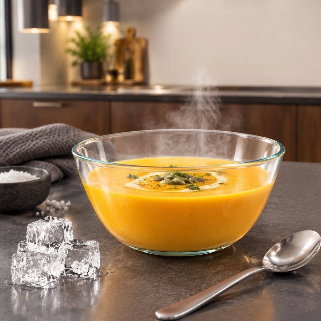 Borosilikatglas Schüssel Transparent Rührschüssel Suppe Salat Schale