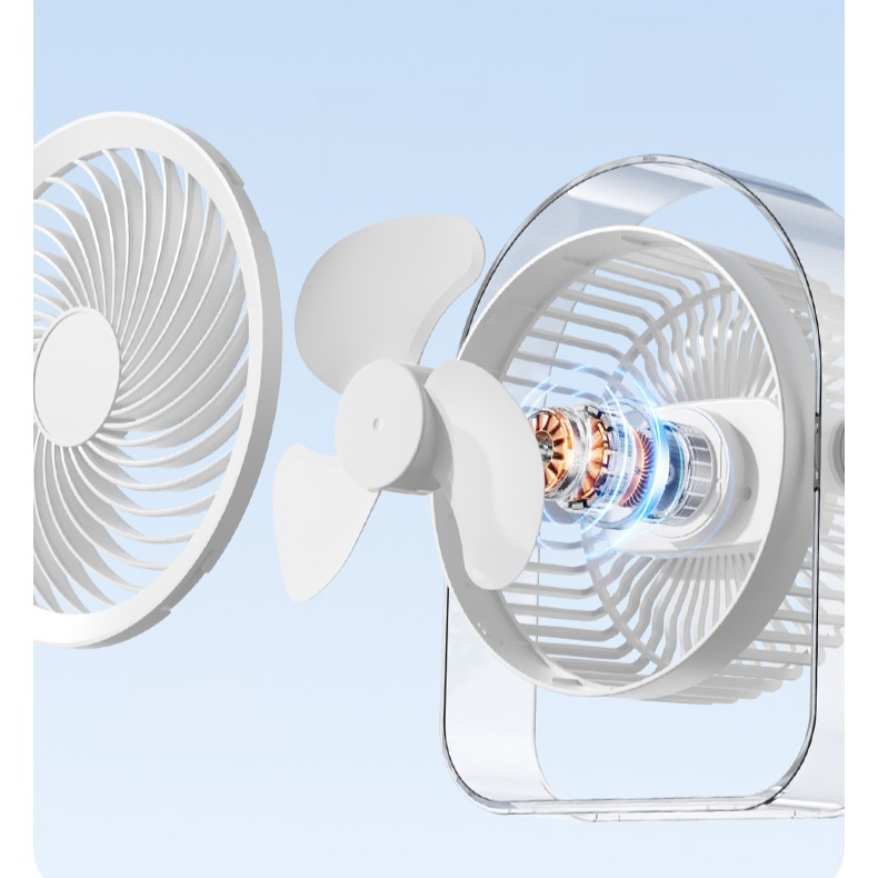 Engine Air-Cooled Ice Desktop Fan