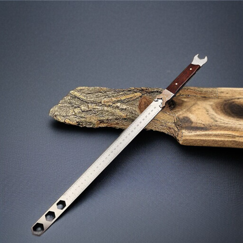 スチール定規アンチボディ多機能リング定規レンチ 肉厚ステンレス特殊レンチ デジタル定規