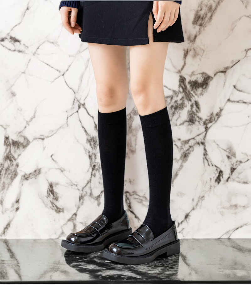 高筒襪穿搭示範圖片