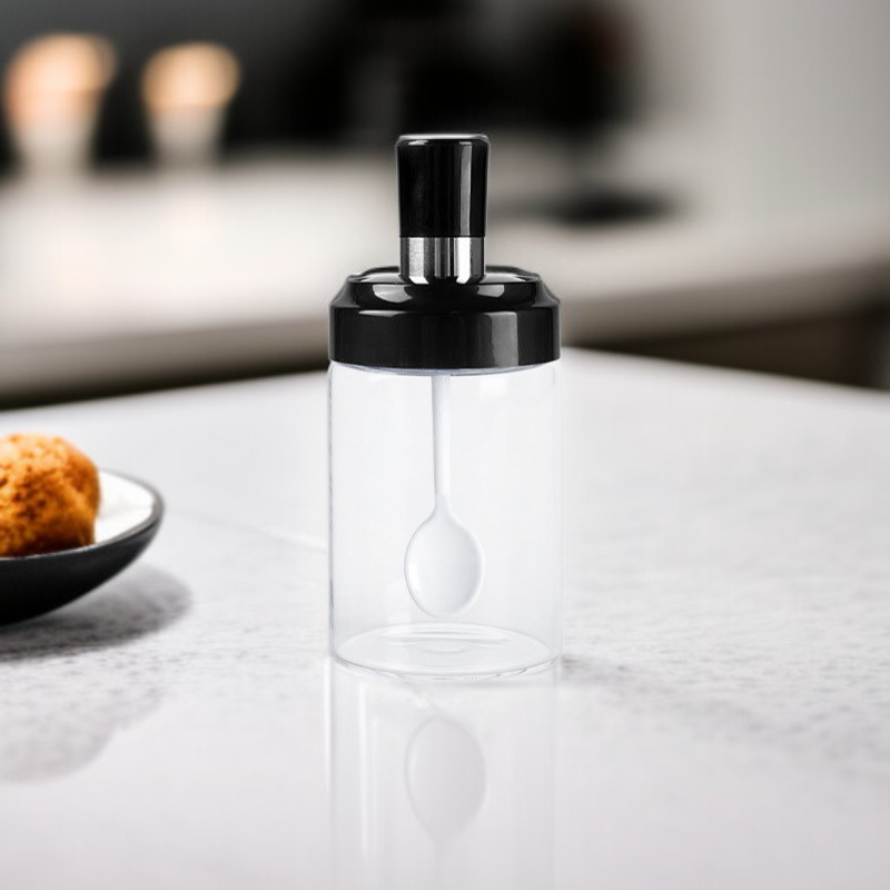 Glass Seasoning Box with Lid