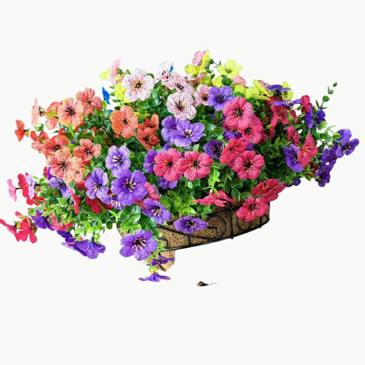  紫罗兰の新作人工シルクフラワー ダイニングテーブル装飾