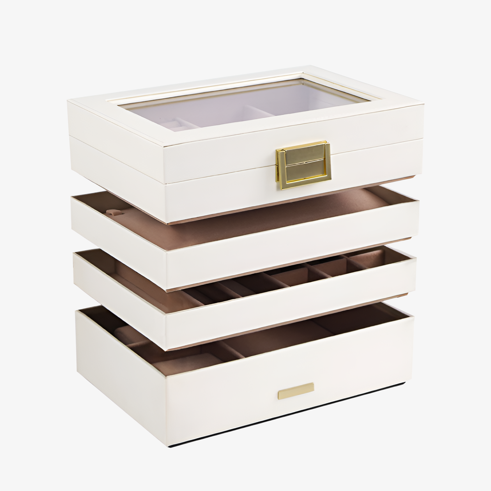 ネックレスや時計も収納できるジュエリーボックス