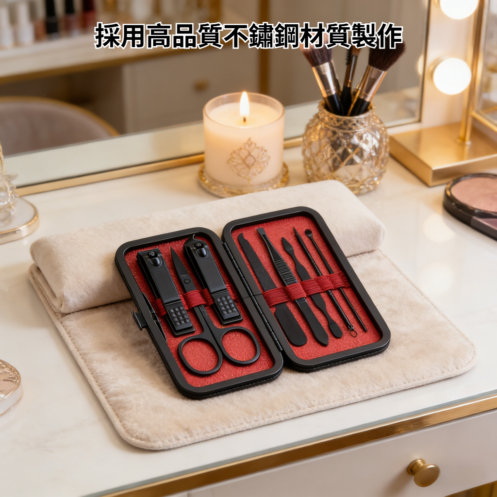 美甲專用不鏽鋼指甲刀套裝24件