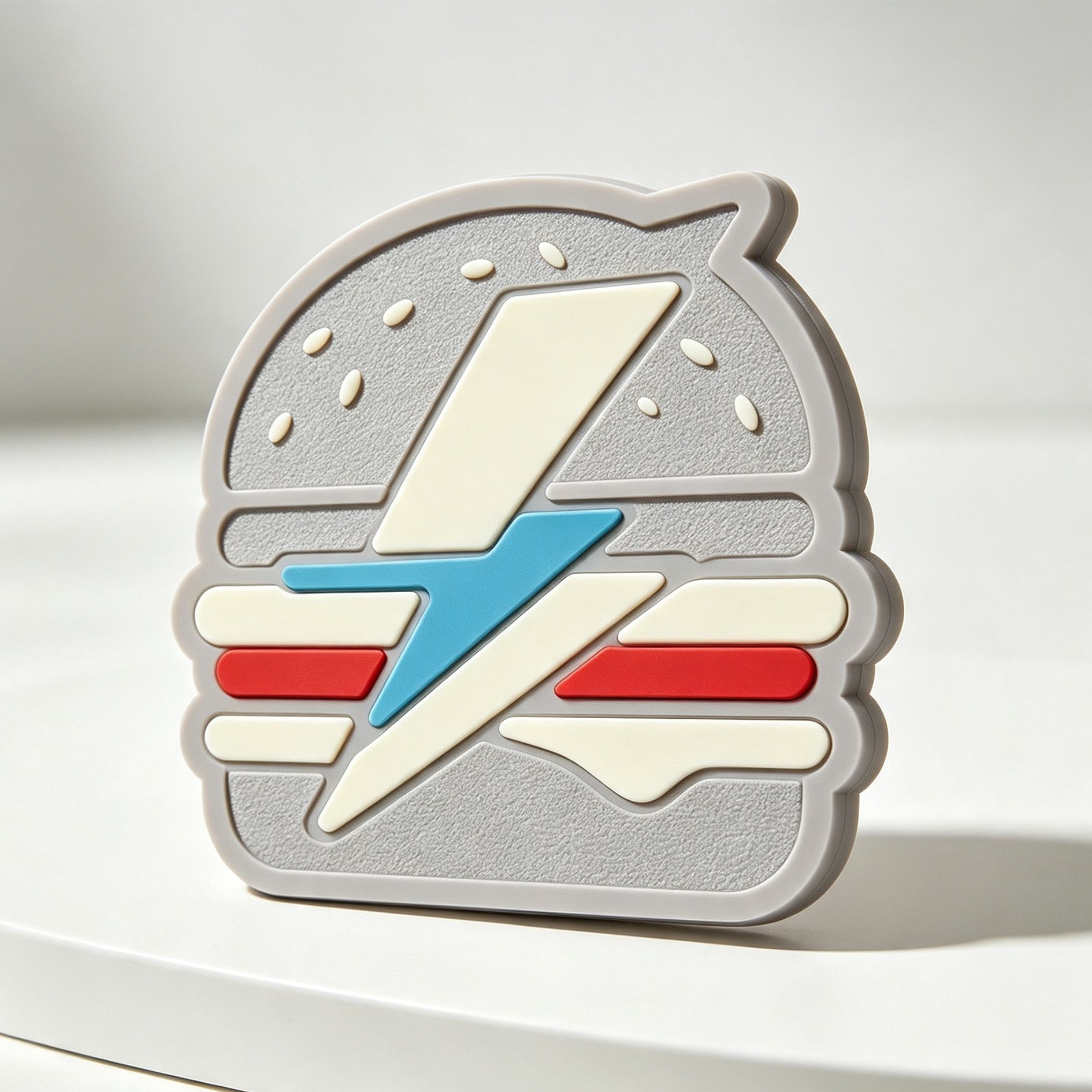Hamburger Silicone Heat Insulated Coaster