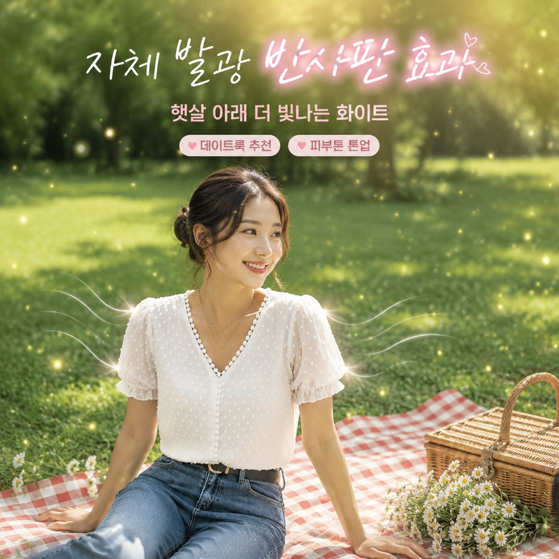 여성용 여름 레이스 배색 쉬폰 자카드 V넥 반팔 티셔츠