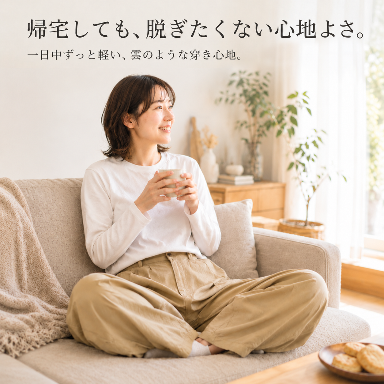 日本風レトロバルーンシルエットカジュアルパンツ