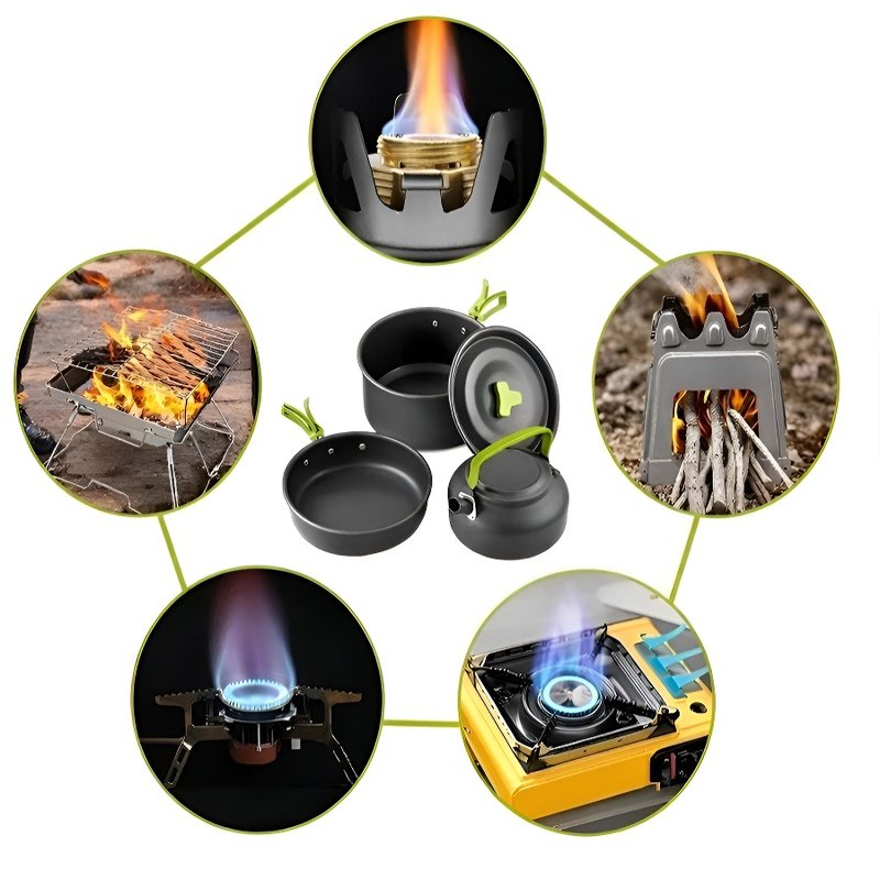 多機能キャンプ・ピクニック用鍋