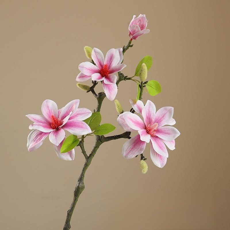 Retro Zen Home Artificial Magnolia Flower Landscape Decoration