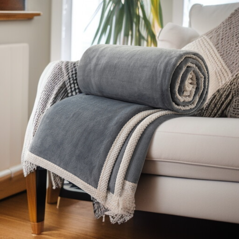 양면 두꺼운 밀크 플리스 담요