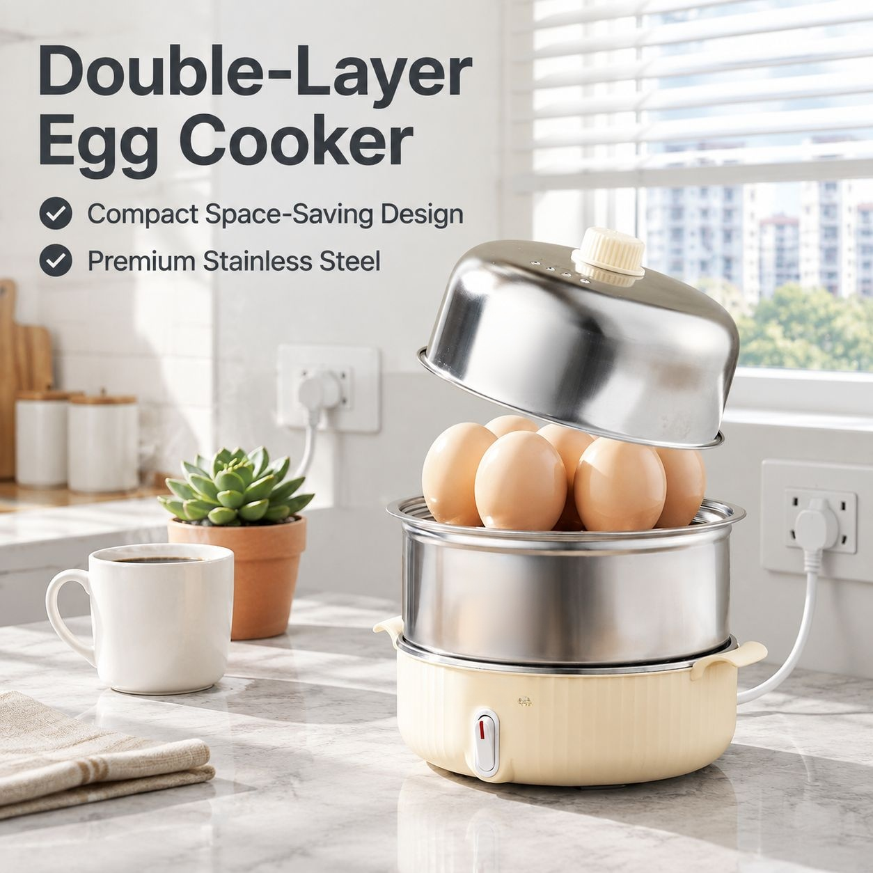Portable Breakfast Egg Cooker